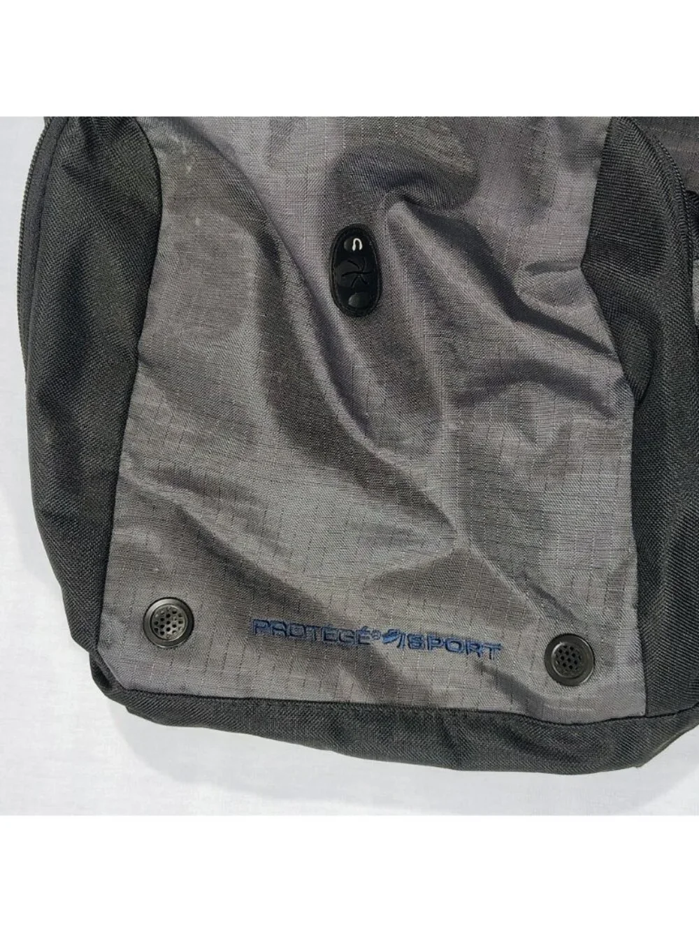 Protege Sport Black Gray Duffel Bag 20x11 Multiple Compartments Reinforced Base
